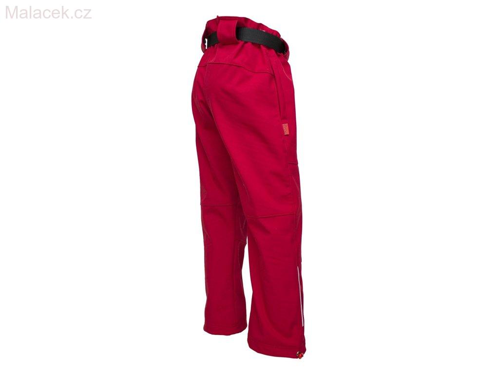 Dětské kalhoty Fantom SOFTSHELL s páskem, tmavě šedé