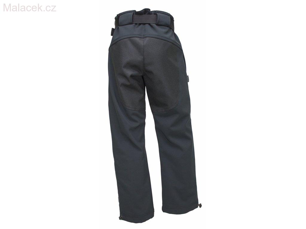 Fantom Dětské kalhoty SOFTSHELL s cordurou, černé