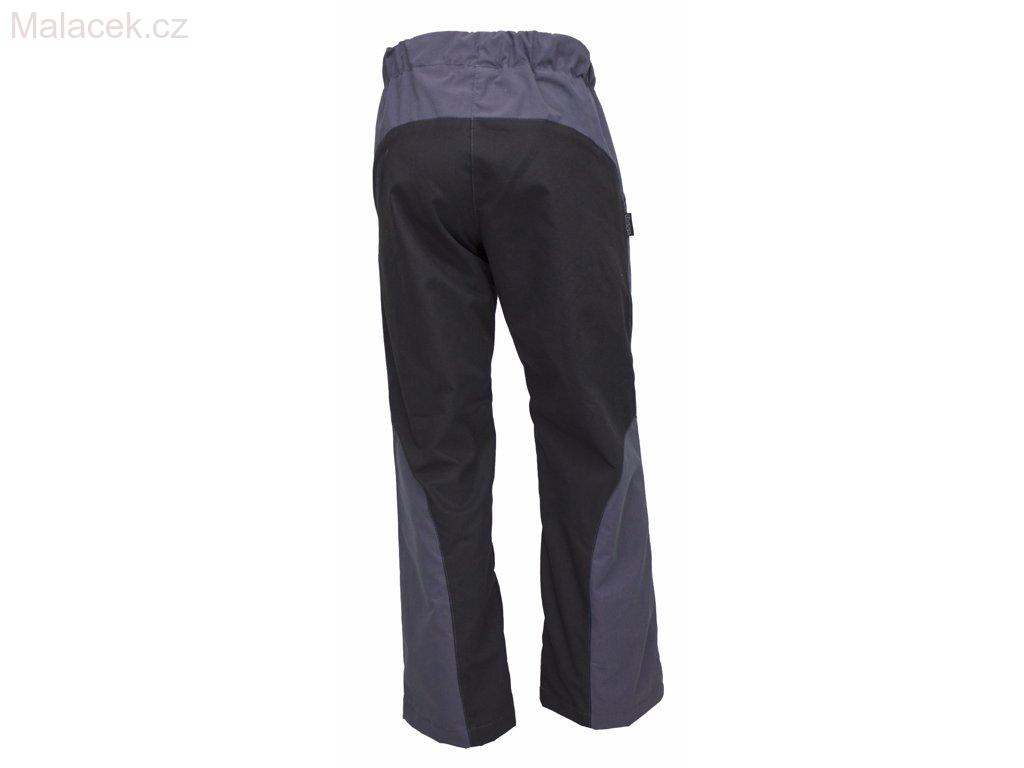 Fantom Dětské kalhoty OUTDOOROVÉ letní bavlněné, černo - šedá
