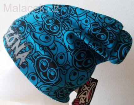 Delší bavlněná čepice RDX ROBOZONA, tyrkysová