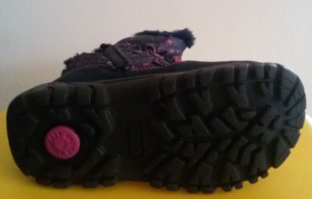 Dětská zimní obuv s membránou Santé IC/233869, Navy - Purple VEL.. 26