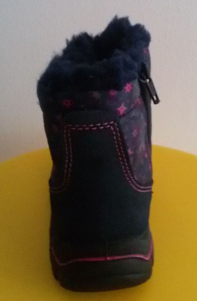 Dětská zimní obuv s membránou Santé IC/233869, Navy - Purple VEL.. 26