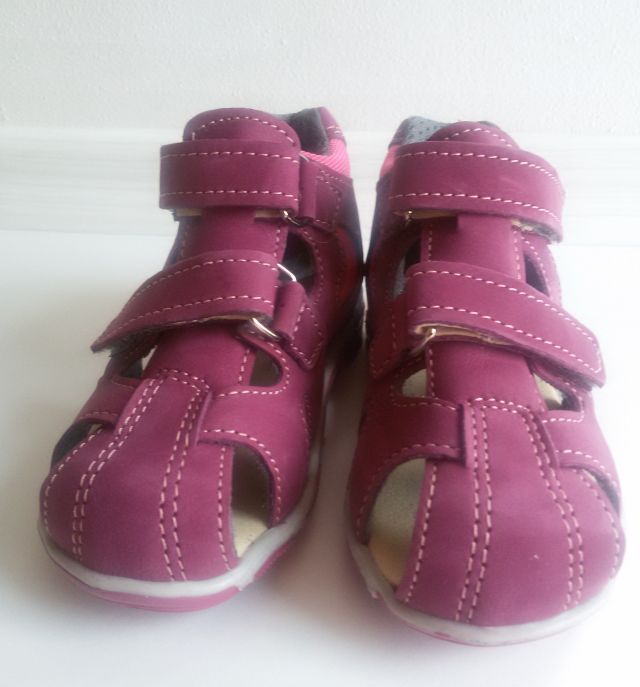 Dětské sandále SANTÉ HP/4776 fialová VEL. 24