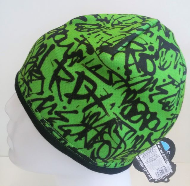 Zimní čepice RDX potisk RDX, podšívka MERINO, zelená