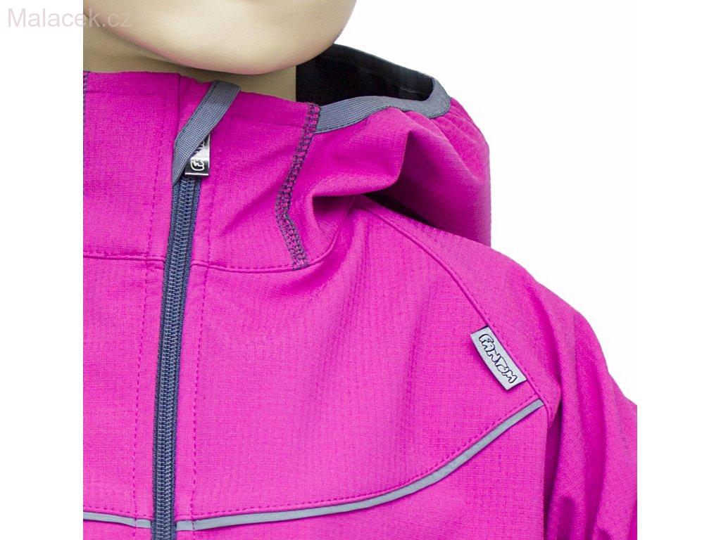 Fantom Dětská bunda SOFTSHELL DINTEX růžová