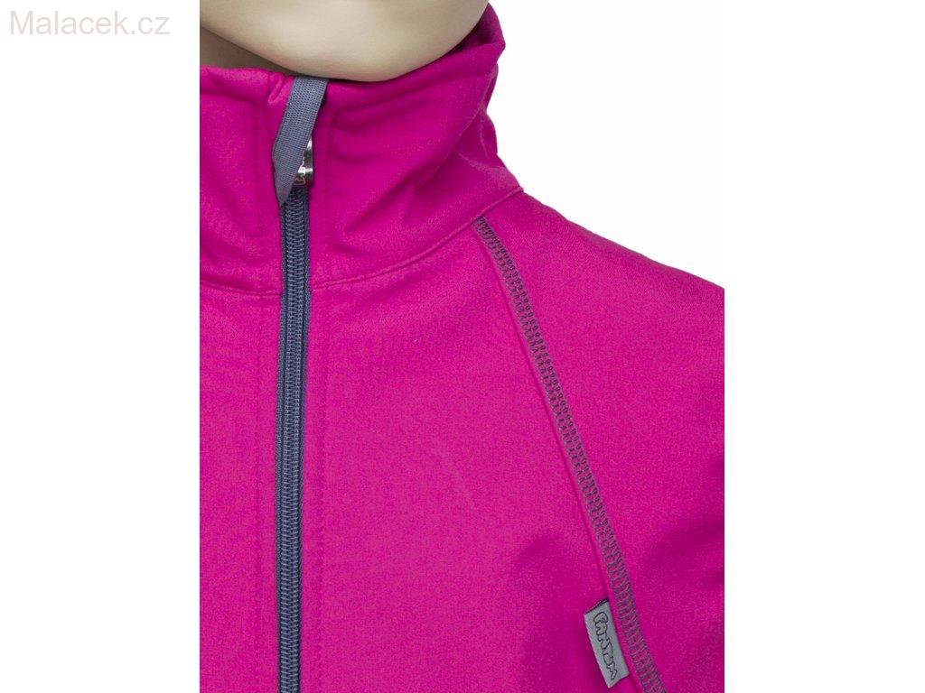 Dětská vesta softshell Fantom růžová