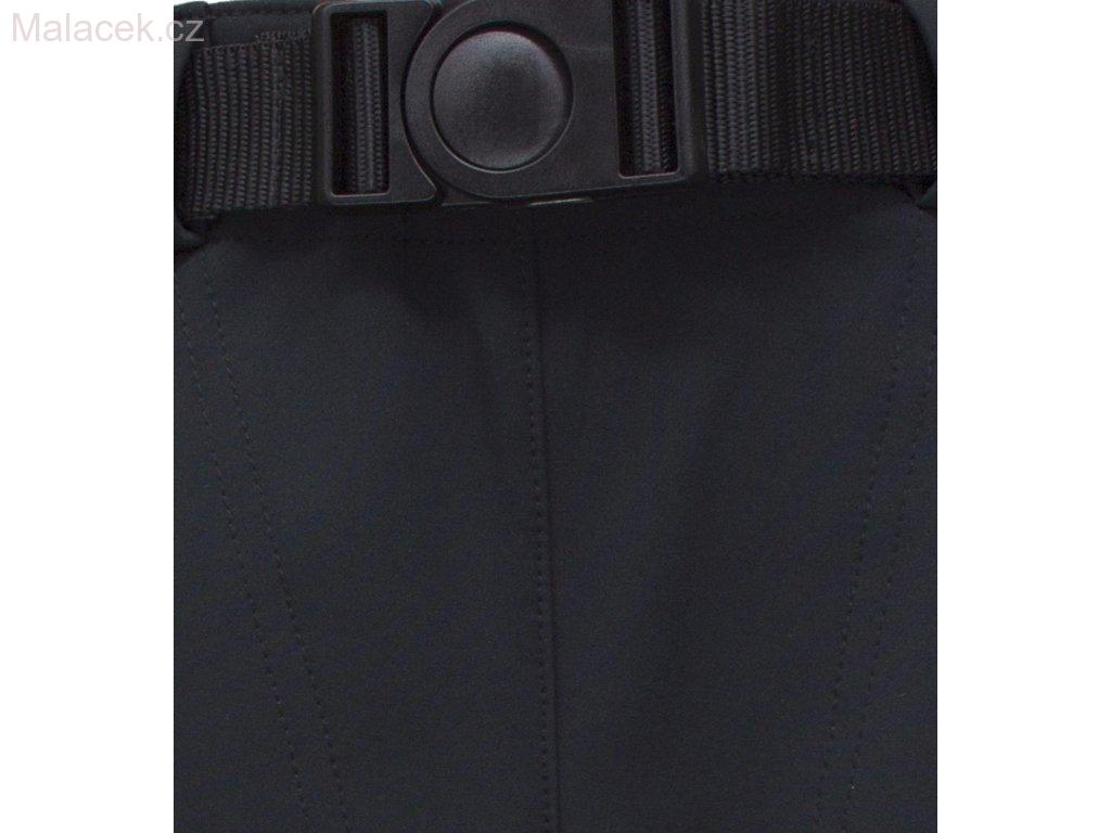Fantom Dětské kalhoty SOFTSHELL s páskem černé