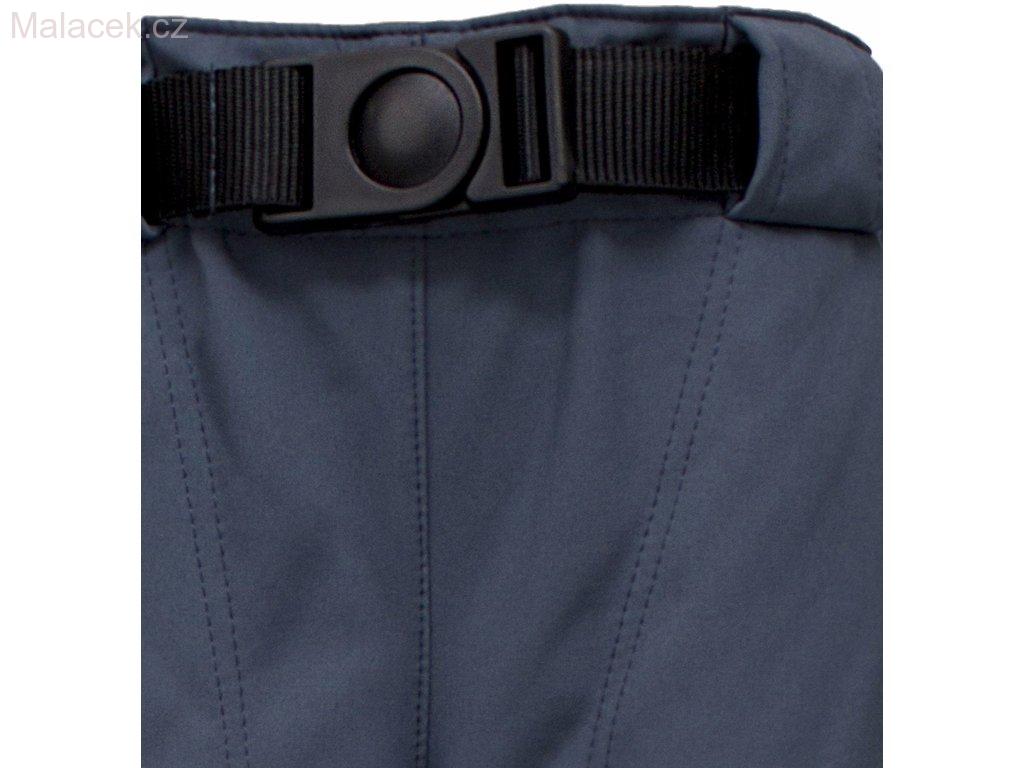 Dětské kalhoty Fantom SOFTSHELL s páskem, tmavě šedé