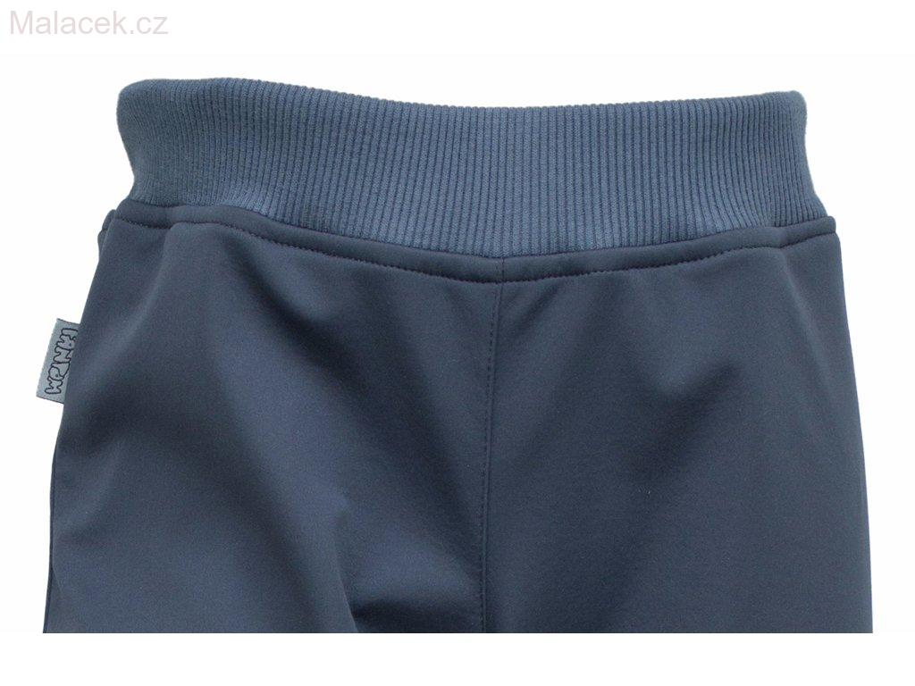 Dětské kalhoty Fantom SOFTSHELL slim - šedá s membránou 18000/12000