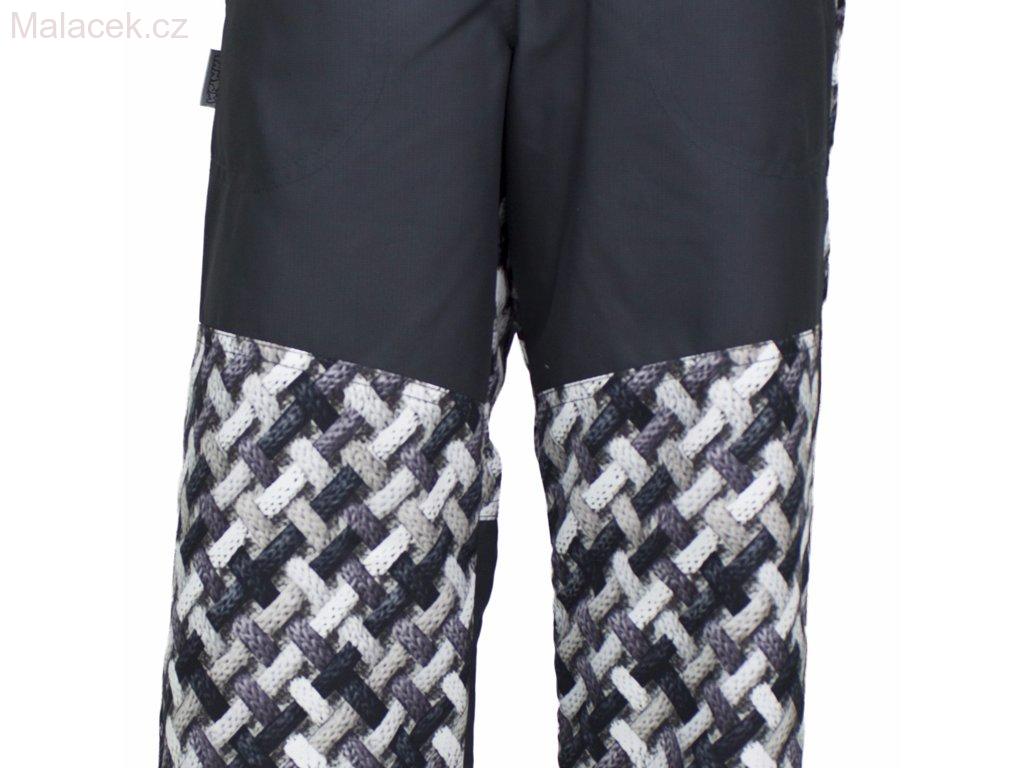 Fantom Kalhoty se zátěrem a podšívkou šedé-šedé copánky