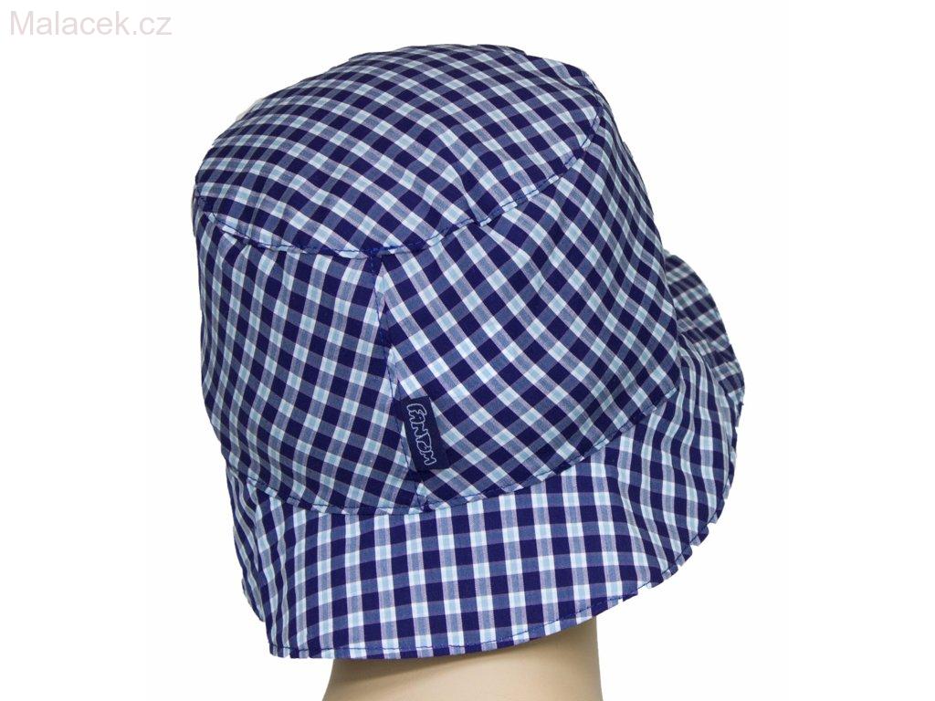 Dětský klobouk Fantom - č. 17 modro-tyrkysová kostka VEL. 50