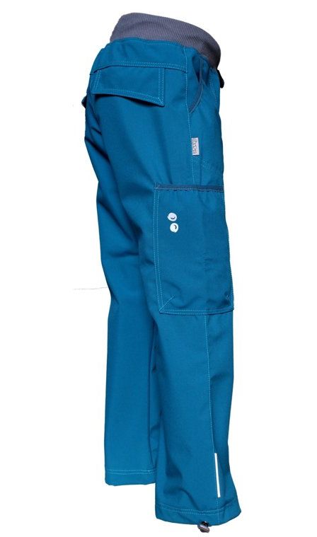 Kalhoty SOFTSHELL Street, petrolejová