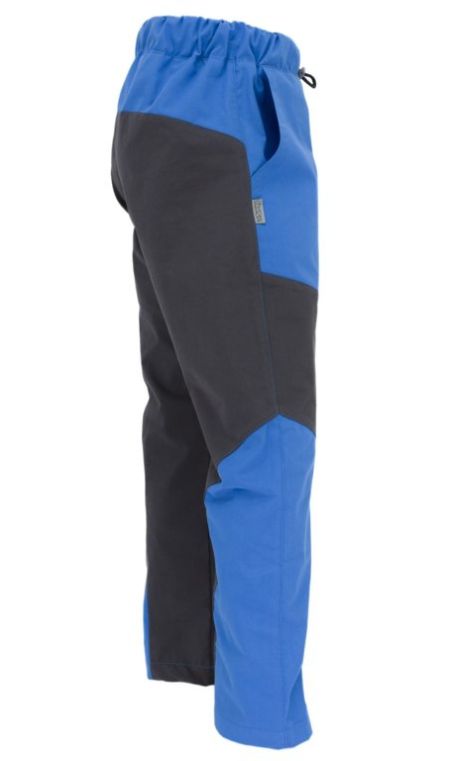 Dětské kalhoty Fantom OUTDOOROVÉ letní bavlněné, šedo-modrá