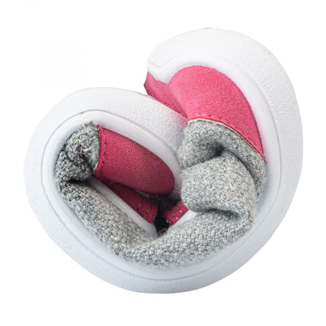 3F bar3foot Tenisky barefoot recycled šedo-růžová