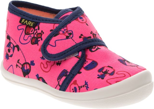 FARE Dětské bačkůrky na suchý zip 4012447 VEL. 19 VÝPRODEJ