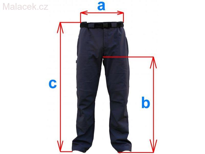 Fantom Pánské kalhoty SOFTSHELL černé