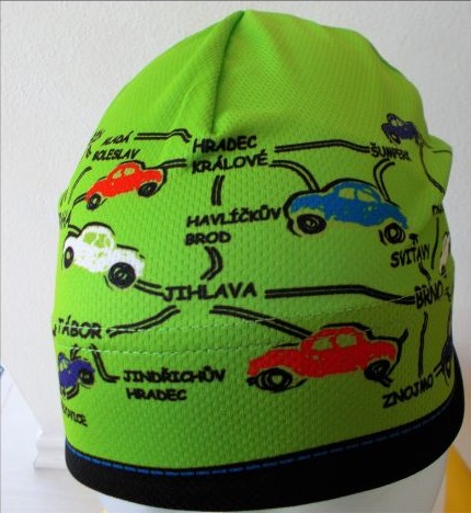 Funkční čepice RDX MAPA ČR, zelená