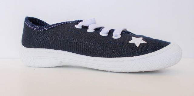 3F Tenisky Malwa 4Bt14/7 tmavě modrá, bílé hvězdy