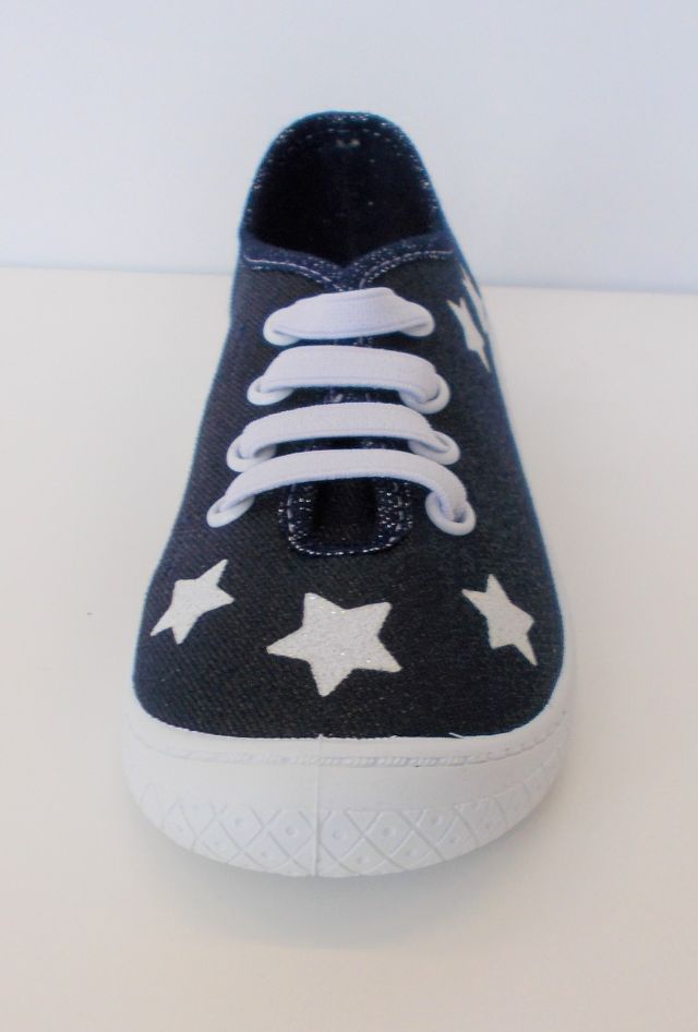 3F Tenisky Malwa 4Bt14/7 tmavě modrá, bílé hvězdy
