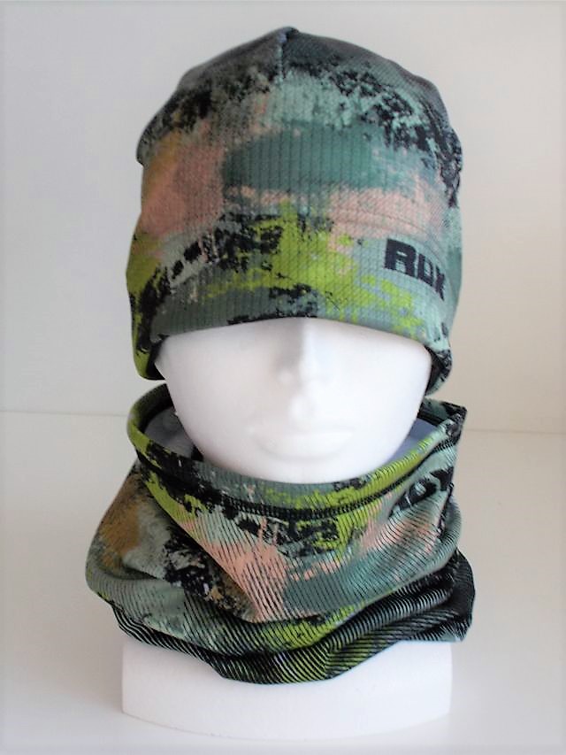 RDX Zimní multifunkční šátek, tuba - Šmouhy, ARMY