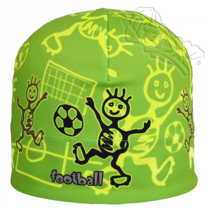Funkční čepice RDX potisk Fotbal (zelená)