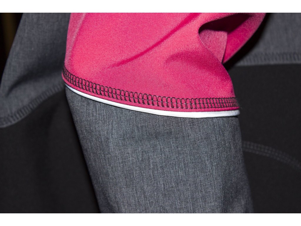 Dětská softshellová bunda Fantom ČERNO-MELÍR-KORÁLOVÁ