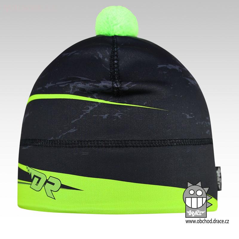 Flavio čepice pro zimní období vzor 93, černo-zelená