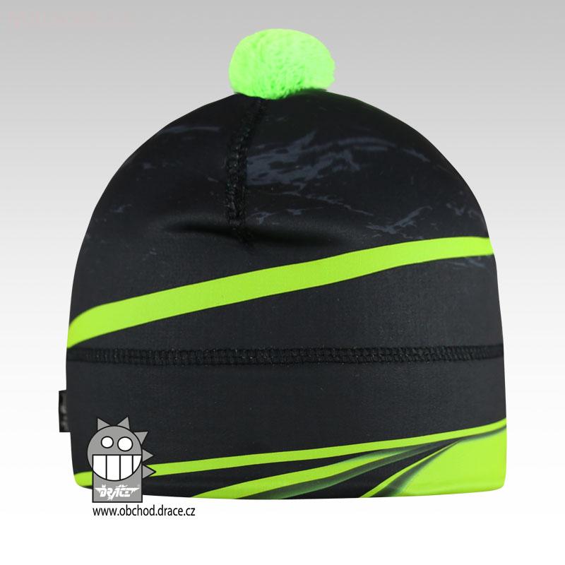 Flavio čepice pro zimní období vzor 93, černo-zelená