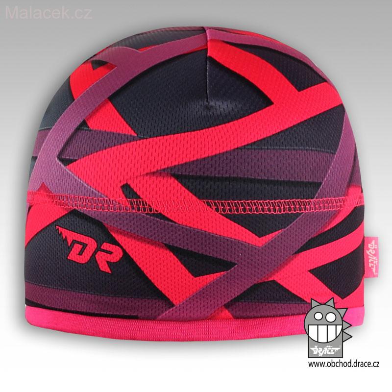 Čepice Cyril - vzor 06 - čepice pro období jaro, podzim (šedo-růžová)