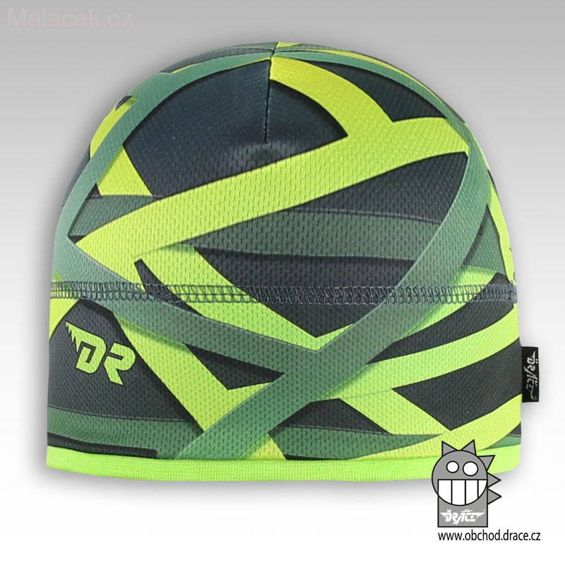 Čepice Cyril - vzor 18 - čepice pro období jaro, podzim (šedo-zelená)