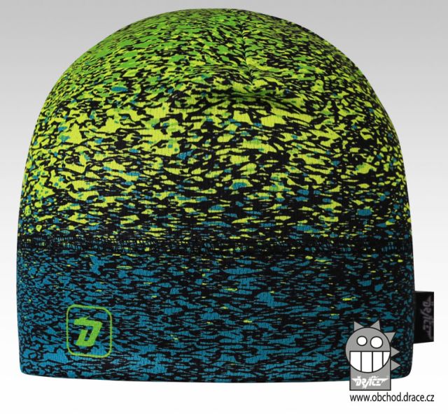 Čepice Bruno - vzor 93 - čepice pro období jaro, podzim (stříkaná černo-zelená)