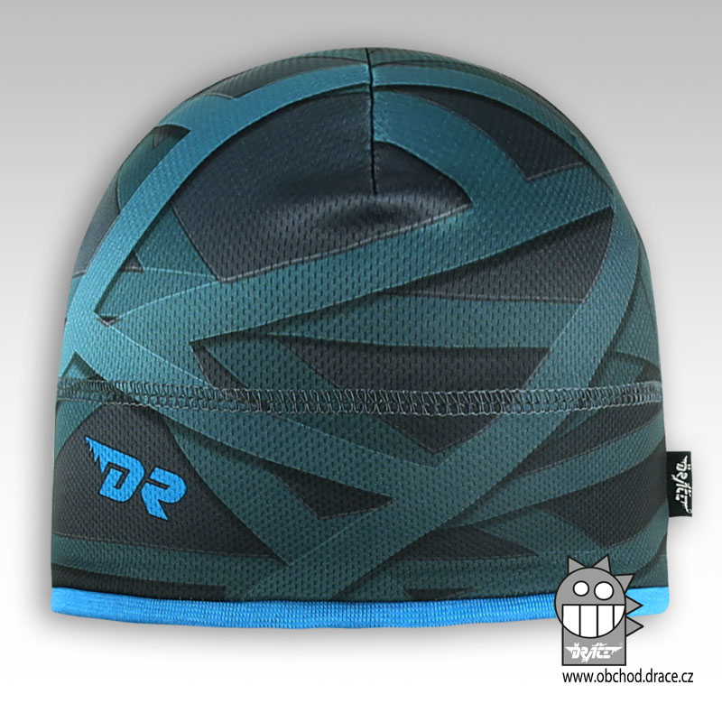 Čepice Cyril - vzor 17 - čepice pro období jaro, podzim (šedo-petrolejovo-modrá)