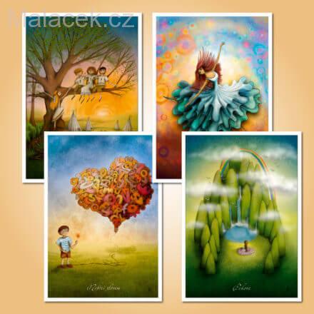 Lucie Ernestová Sada pohlednic Cesta životem