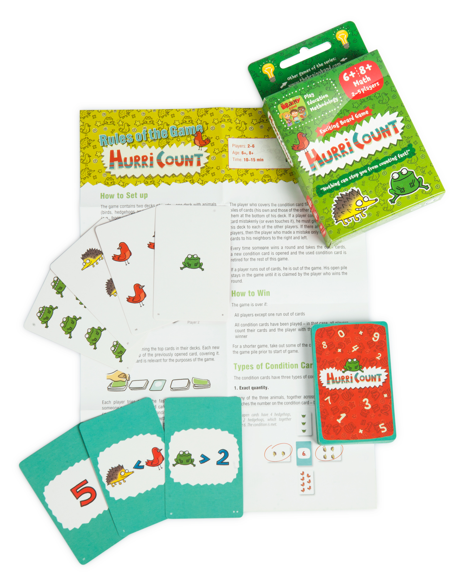 HurriCount The Brainy Band, sčítání a porovnávání