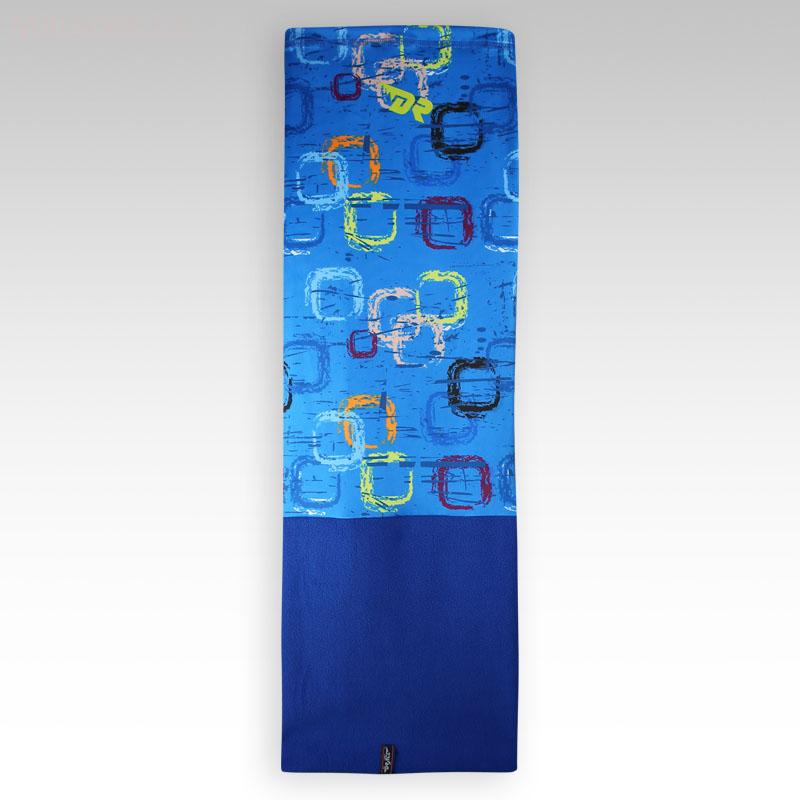Šátek - nákrčník multi fleece vzor 11 (modrá)