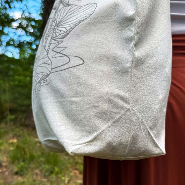 Lucie Ernestová Ekotaška XL Květ života - šedá