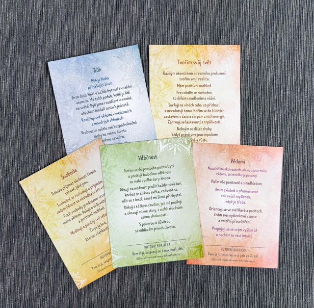 Lucie Ernestová Sada darovacích kartiček pro radost