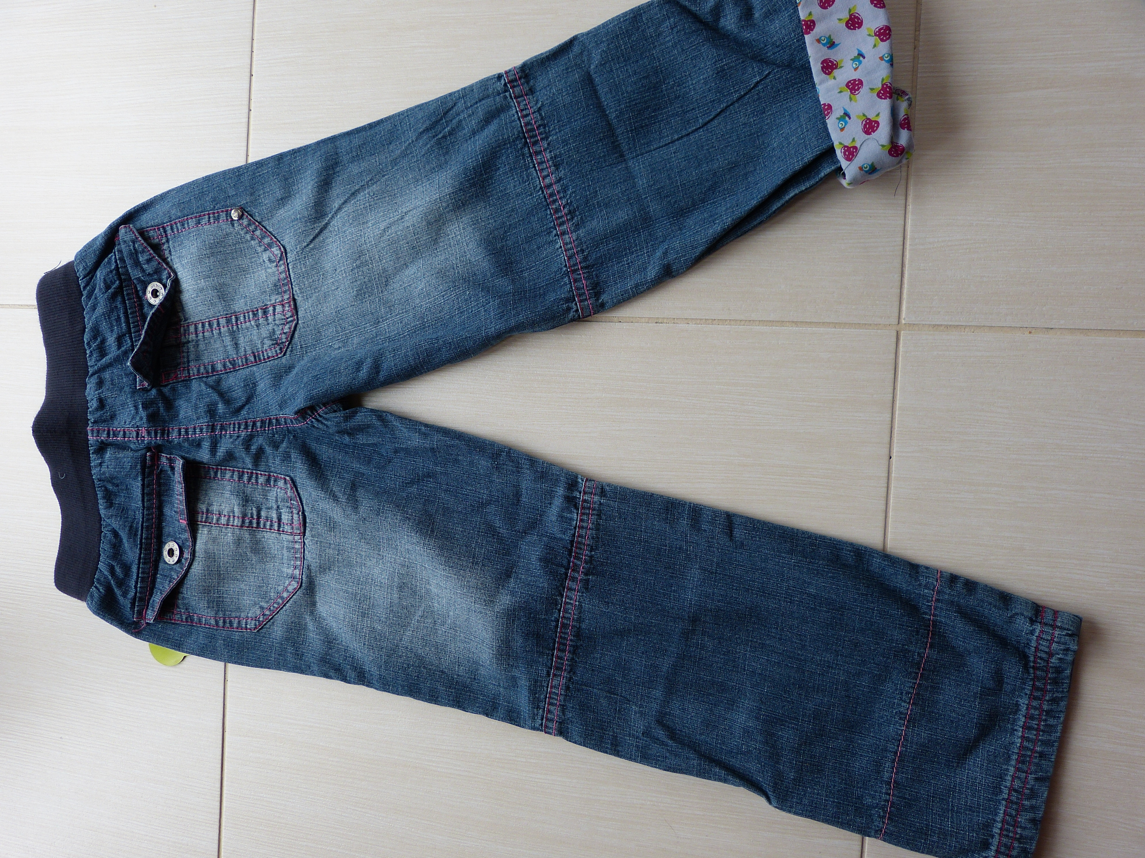 Rifle Roll up odlehčená džínovina - modré (dívčí)