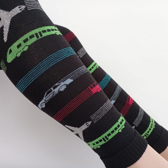 TREPON Dětské legíny Cestovatel - černé