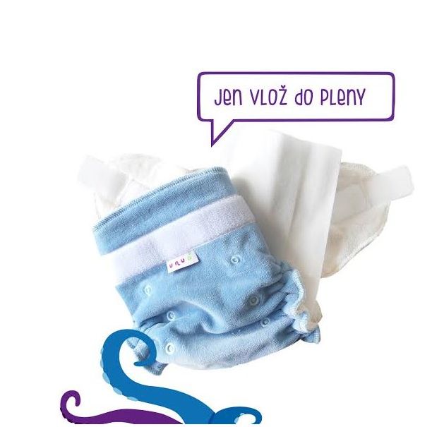Unuo separační plena Triangl kluk - modro-zelený
