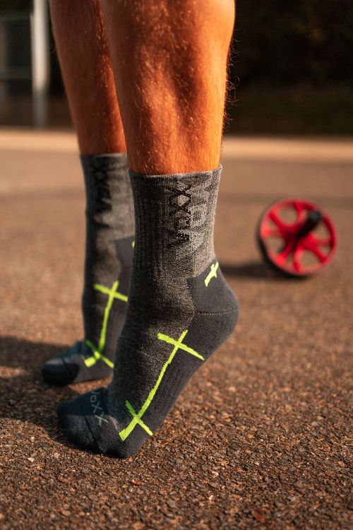 Voxx sportovní ponožky se stříbrem Walli tmavě šedé