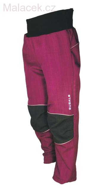 Bubalo Dětské Letní softshellové kalhoty ostružinové VEL. 116, 122