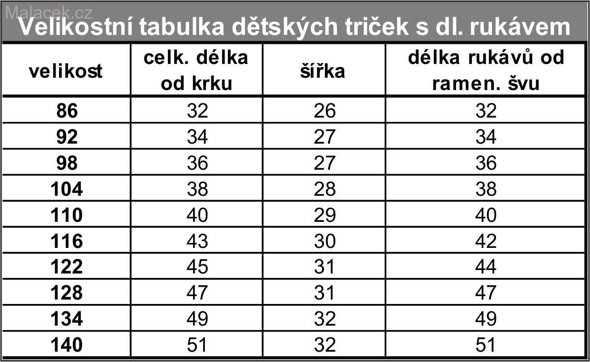 Kukadloo Dětské tričko - lodičkové, krátký rukáv VEL. 140