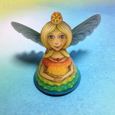 Lucie Ernestová Sada vystřihovánek - Andělky 4 ks