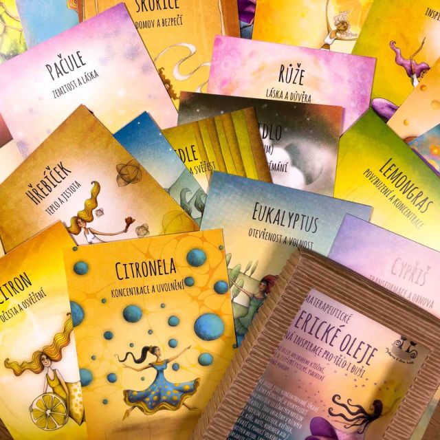 Lucie Ernestová Sada aromaterapeutických karet