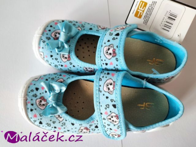 3F Bačkůrky Atena 3A3/22 světle modré s kočičkami
