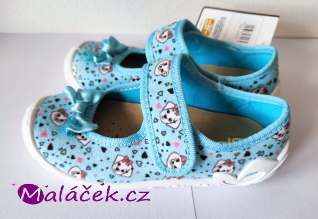 3F Bačkůrky Atena 3A3/22 světle modré s kočičkami