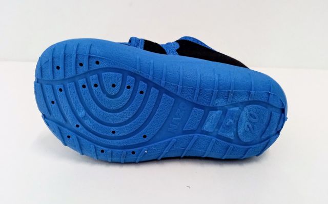 Nazo Dětské bačkůrky NA/024BD modrá fotbalový míč