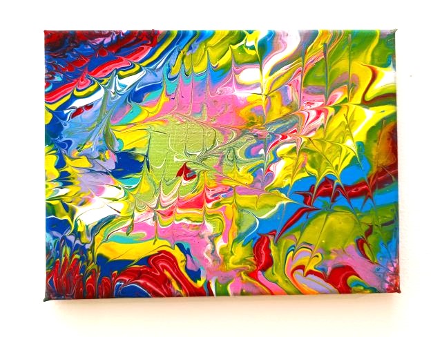 Originální obraz Barvy přírody, 24 x 18 cm