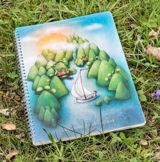 Lucie Ernestová Blok Cesta životem - čtverečkovaný blok A4